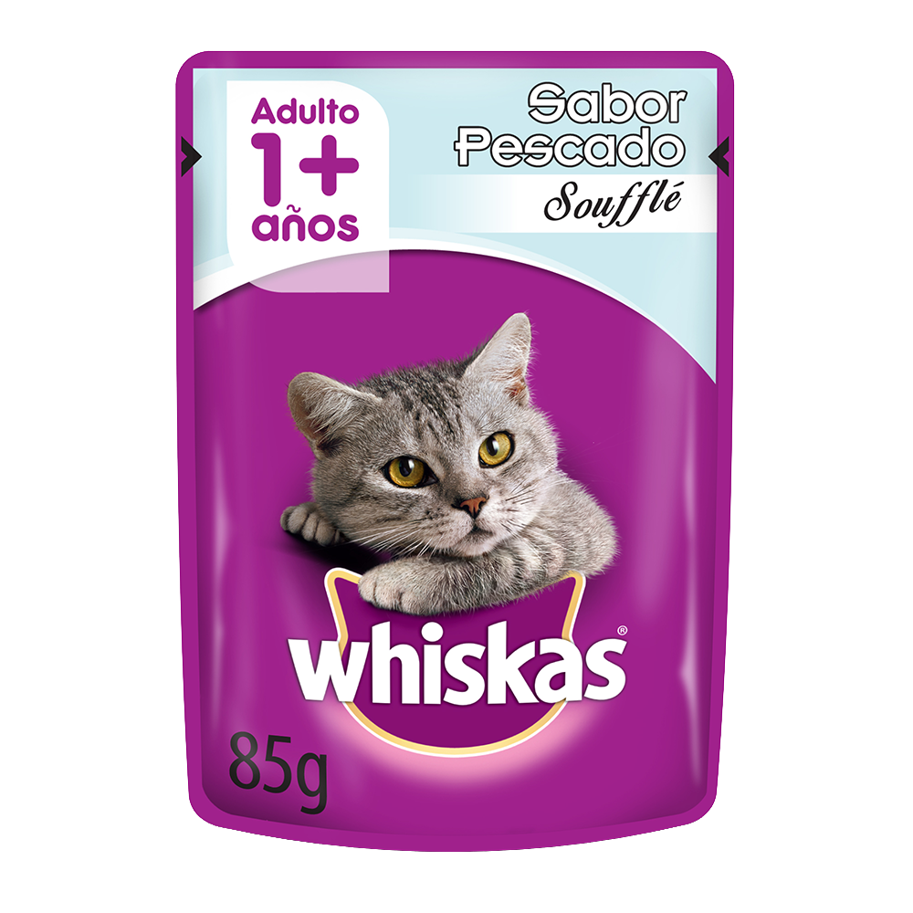 WHISKAS® sobrecito para gatos pavo en salsa WHISKAS® Chile